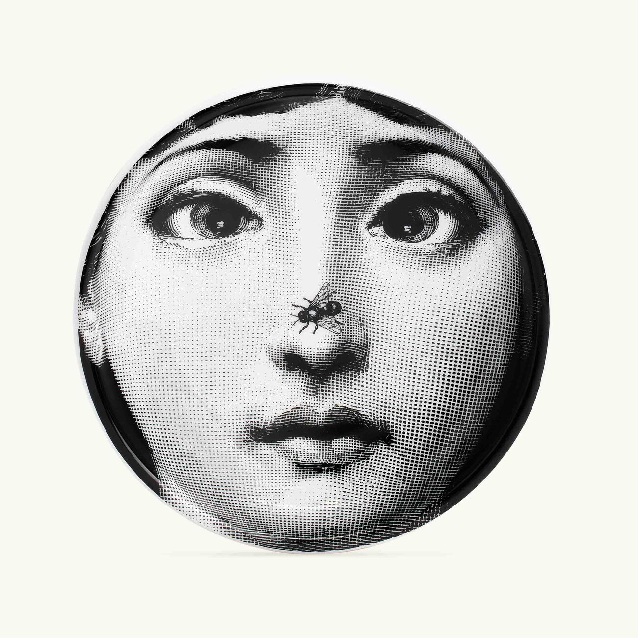 fornasetti tema e variazioni ashtray round grey