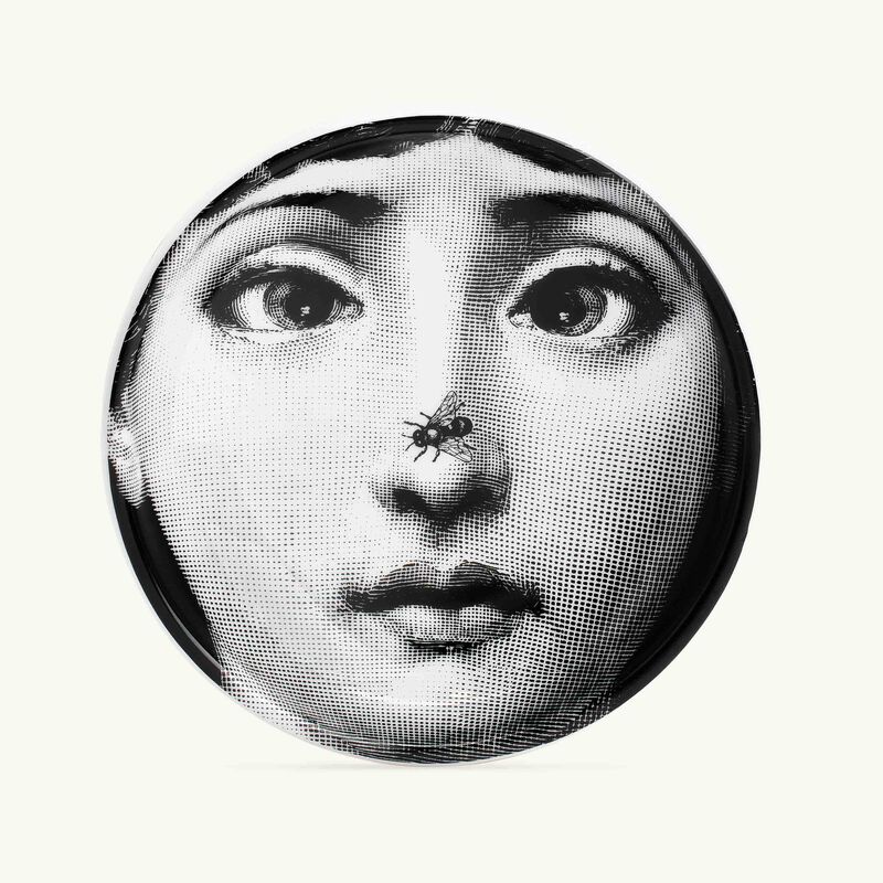 fornasetti tema e variazioni ashtray round grey