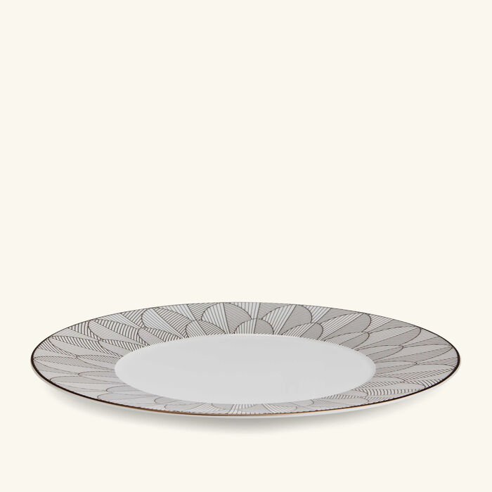 christofle malmaison imp riale dinner plate round white 27cm