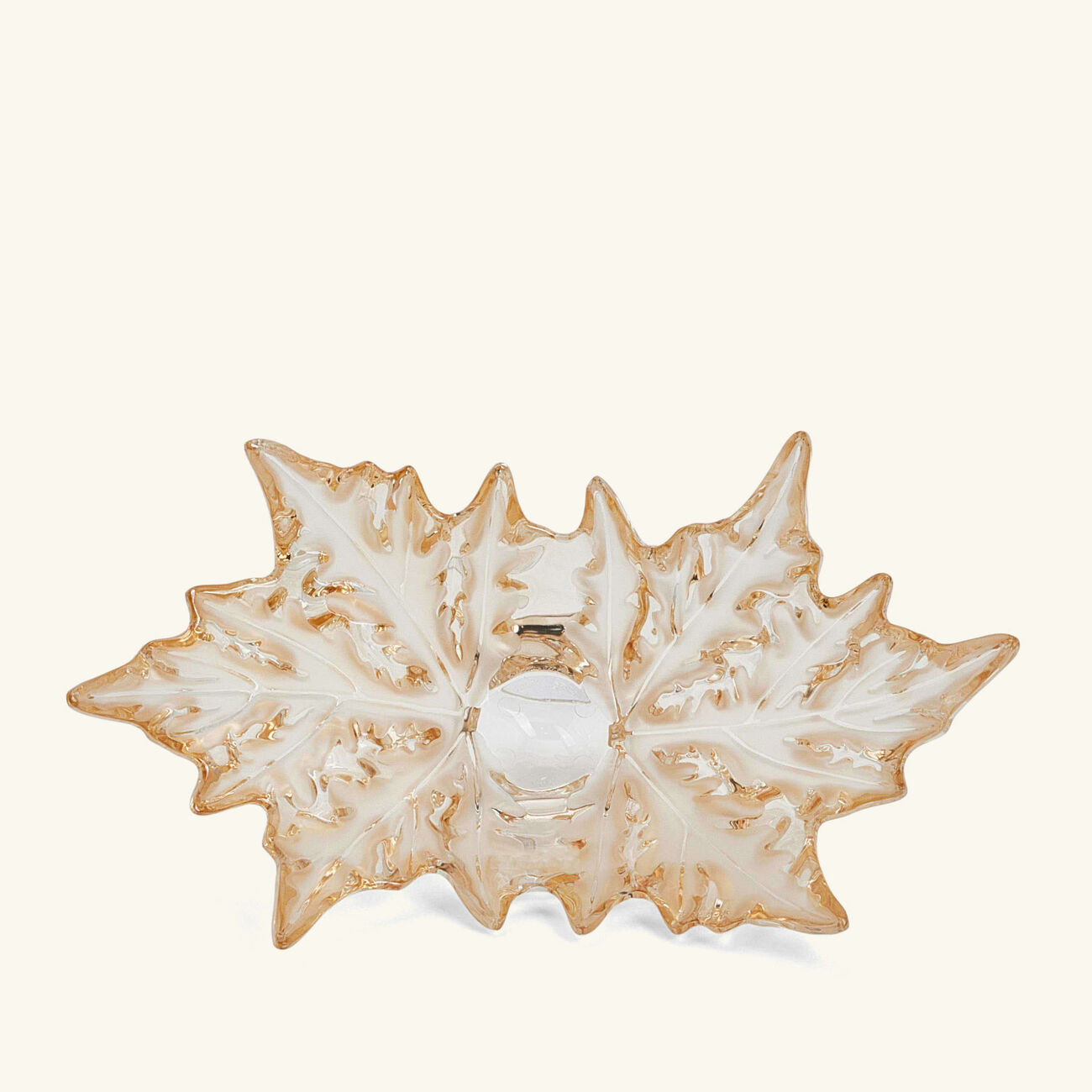 lalique champs  lys es centerpiece small gold