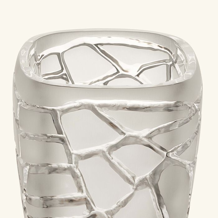 lalique terramineral magnitude vase round small clear