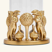 Leopard & The Lake Vase Small Gold ira udaipur leopard the lake vase small gold