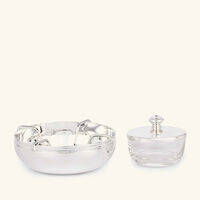 christofle albi caviar serving bowl silver plated