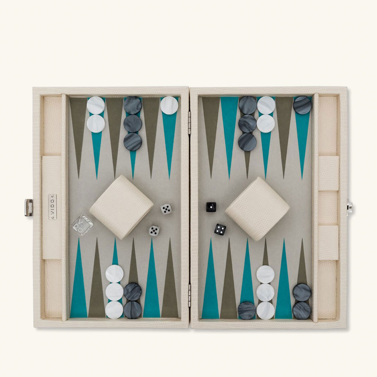 Lizard Backgammon Set Medium vido lizard backgammon set medium