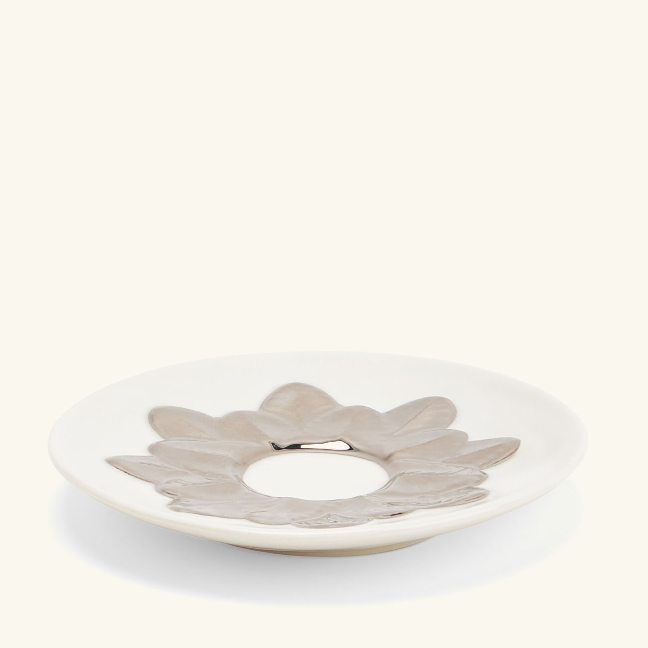 villari peacock coffee cup white