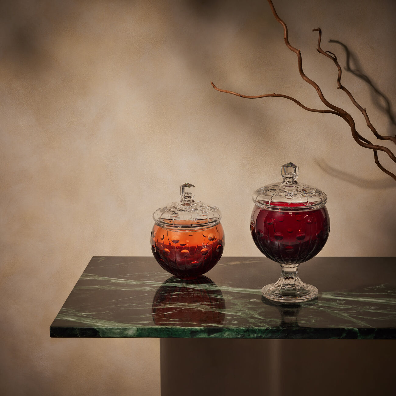 mario cioni   c baba footed candy box red