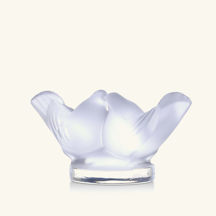 lalique colombes figurine small clear