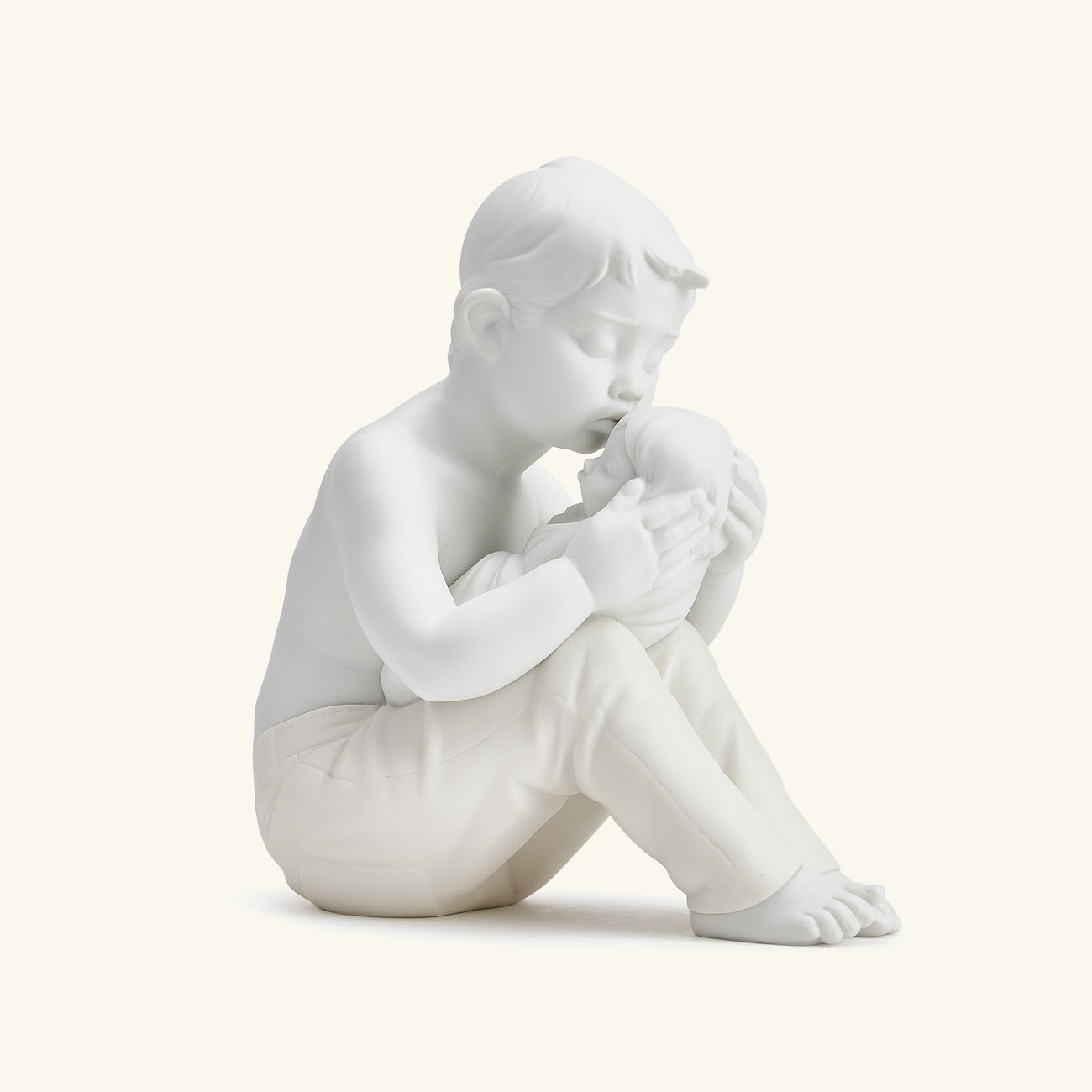 لادرو منحوتة ويلكام هوم تشيلدرن صغيرة بيضاء