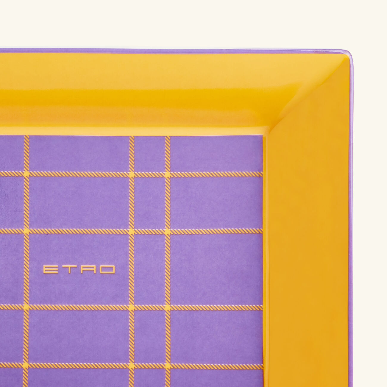 إيترو صينية طرطان للمقتنيات الصغيرة مستطيلة صغيرة صفراء