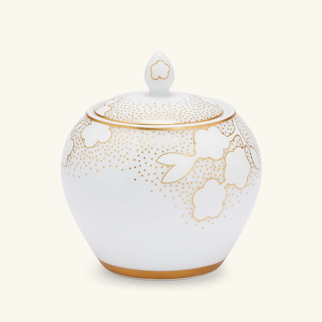 bernardaud reves sugar bowl white