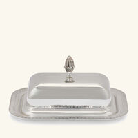 christofle malmaison butter dish silver plated 18cm