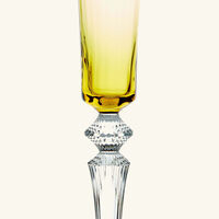 Mille Nuits Flutissimo Champagne Glass Yellow Set Of 2 baccarat mille nuits flutissimo champagne glass yellow set of 2