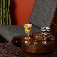 لي أوتومان كأس الشرب إيكات ذهبي