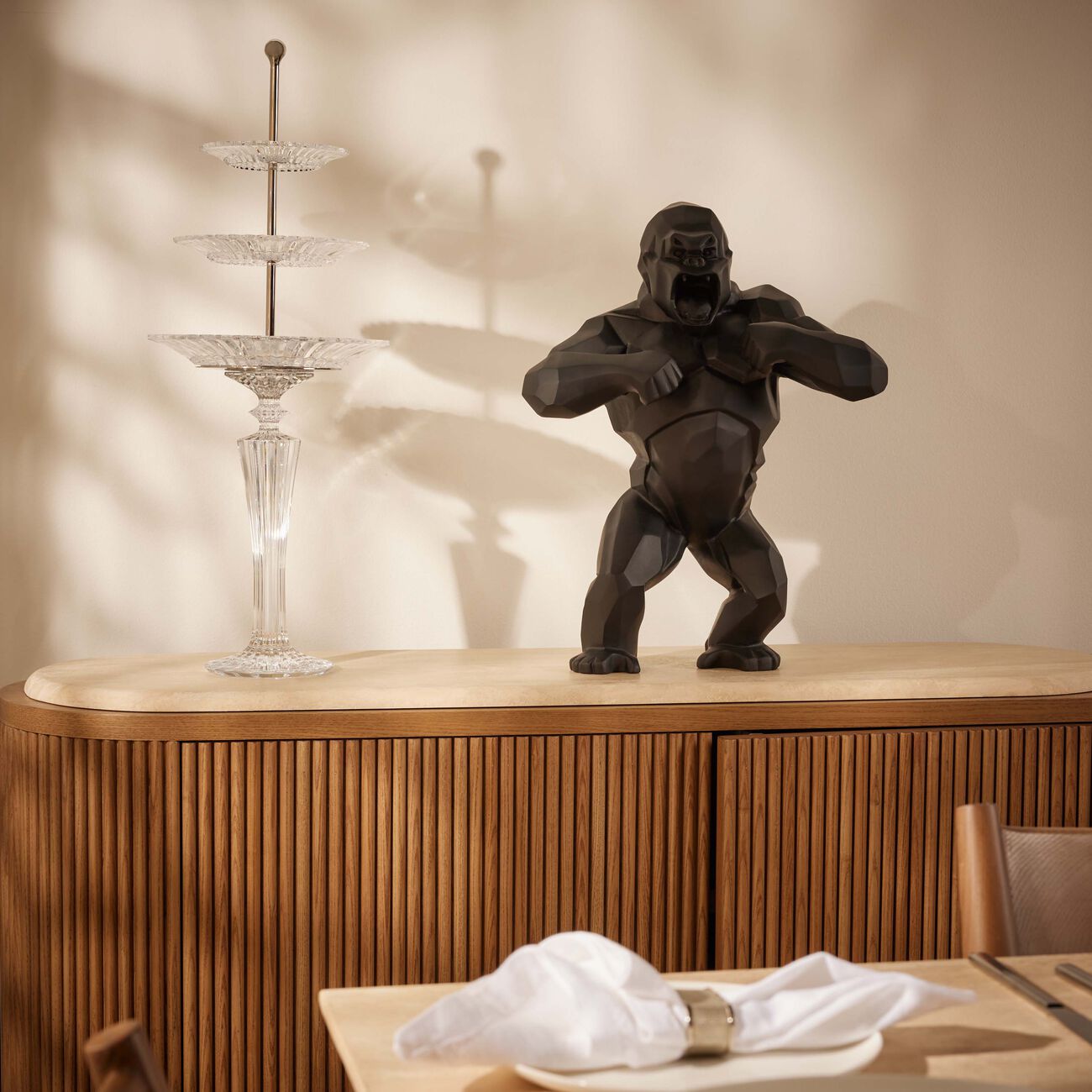 Wild Kong Sculpture Large Black Limited Edition daum wild kong sculpture large black limited edition