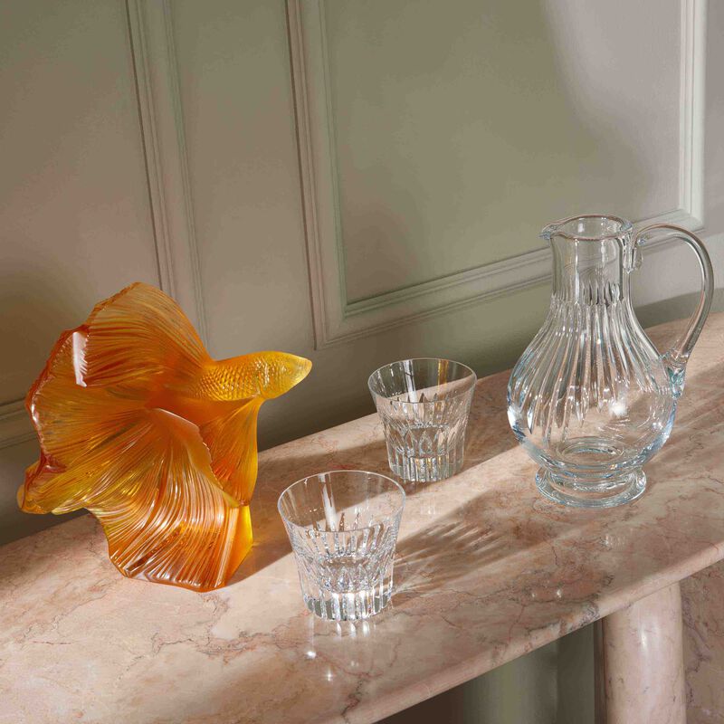 baccarat everyday crystal drinking glass clear set of 2