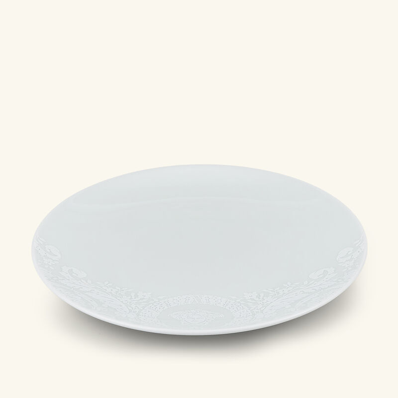 versace barocco 92 bianco bread plate round white 17cm