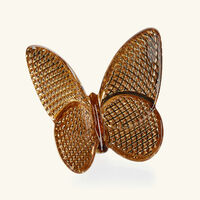 baccarat papillon lucky butterfly figurine mini gold