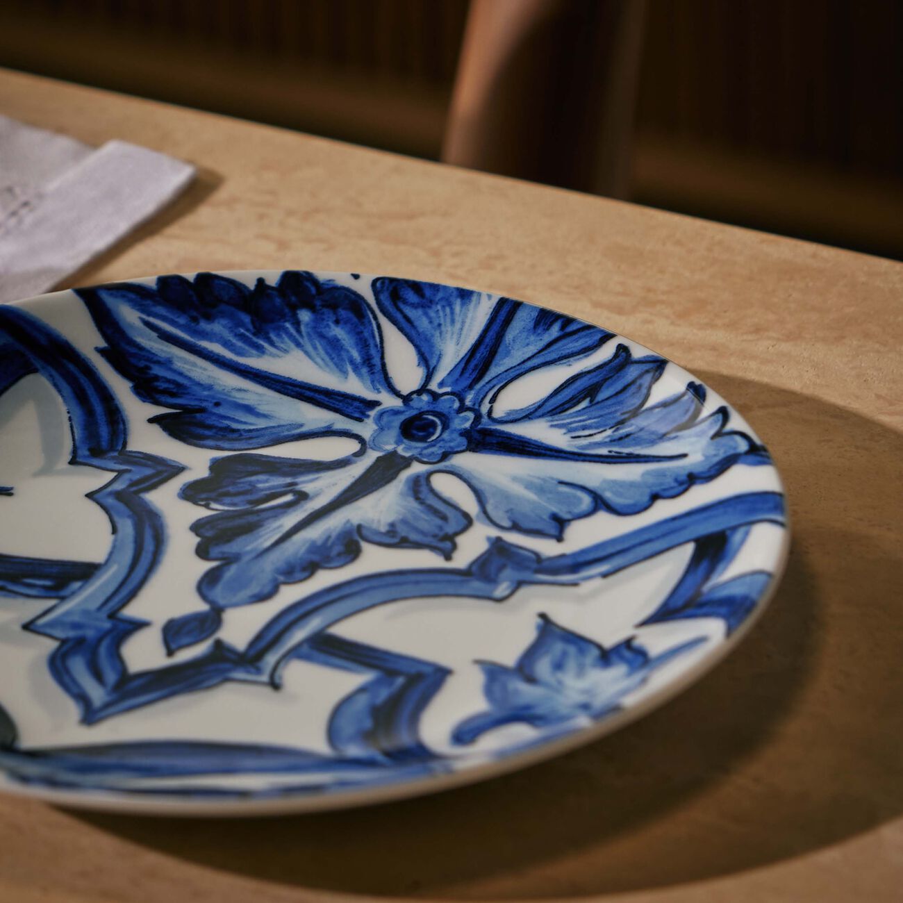 Blu Mediterraneo Stella Dessert Plate Blue Round 19cm Set Of 2 dolce gabbana casa blu mediterraneo stella dessert plate blue round 19cm set of 2