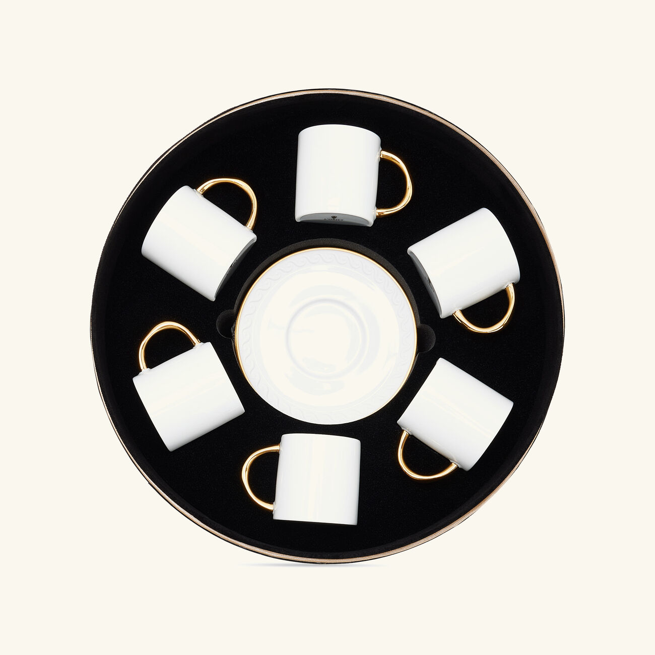 l objet neptune coffee cup   saucer white set of 6