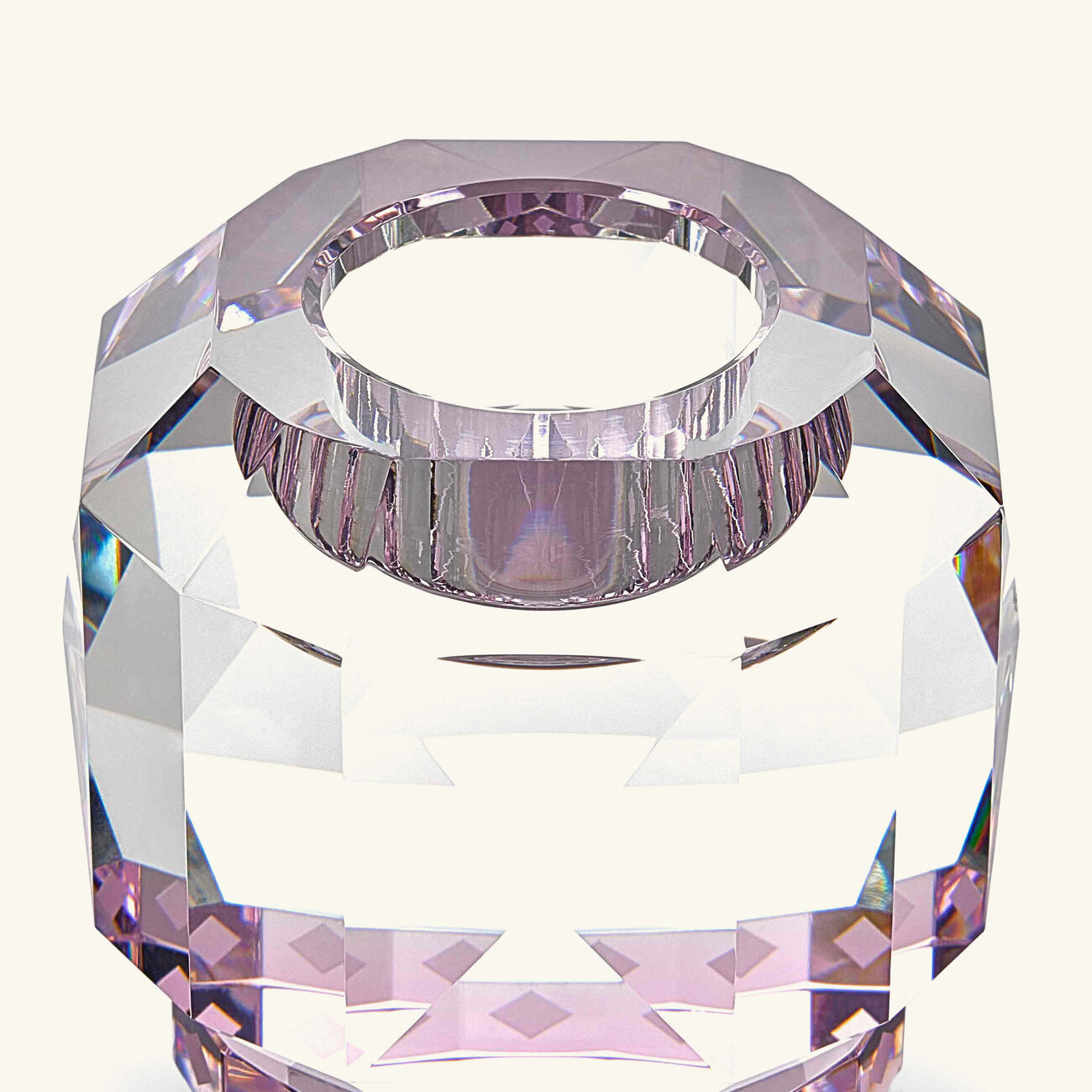 Texas Crystal Tea Light Holder Pink reflections copenhagen texas crystal tea light holder pink