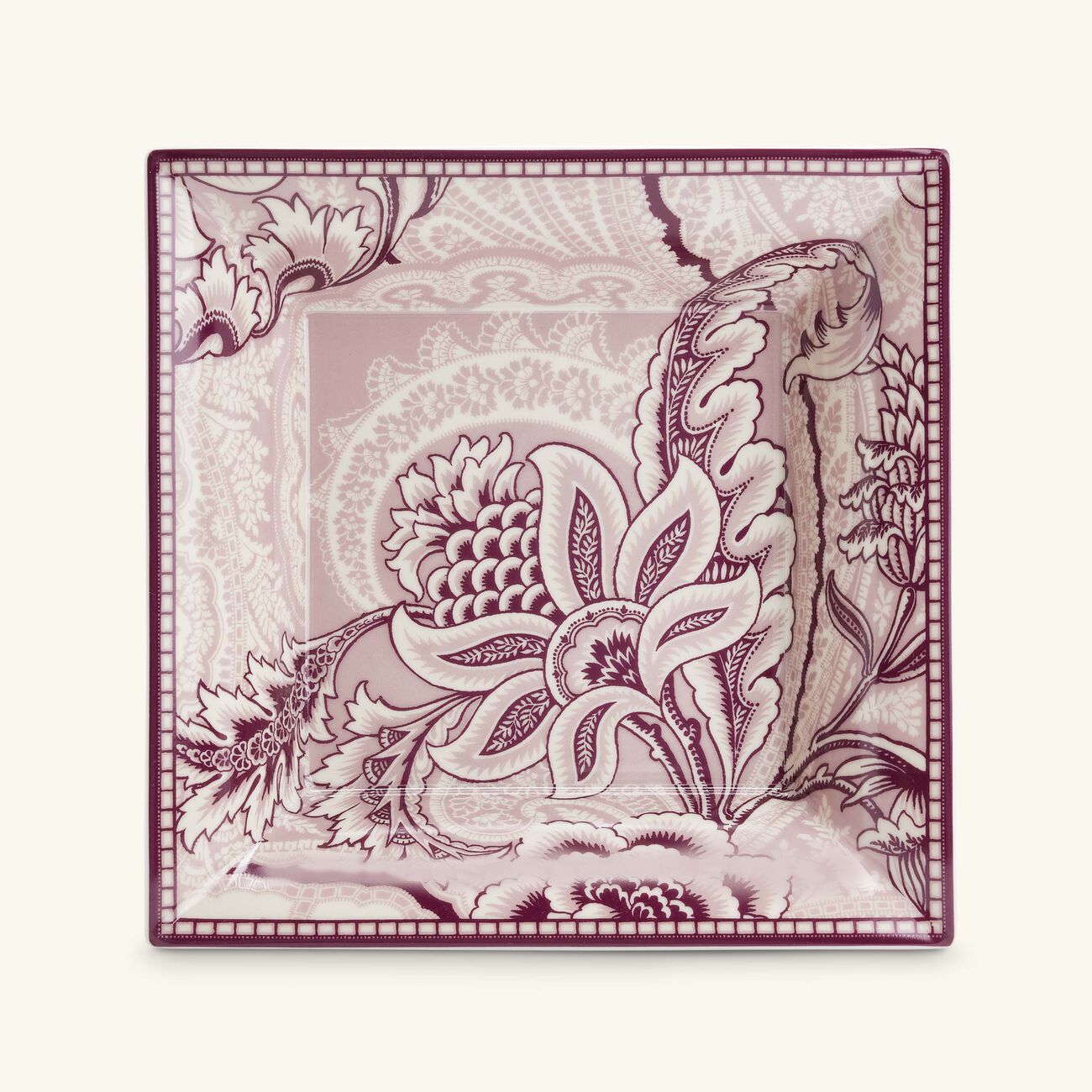 Bloom Trinket Tray Square Medium Pink etro bloom trinket tray square medium pink