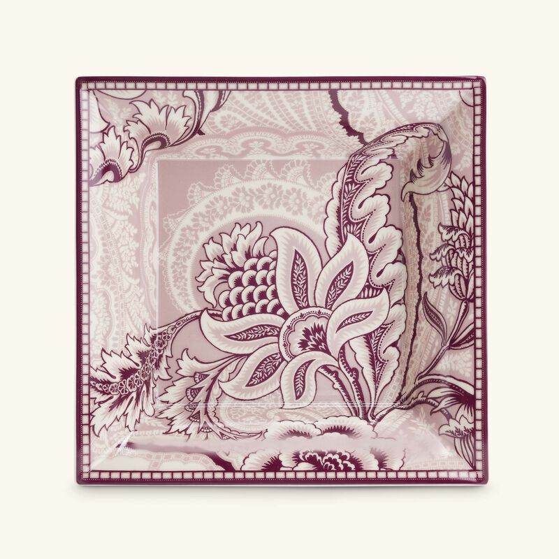 Bloom Trinket Tray Square Medium Pink etro bloom trinket tray square medium pink