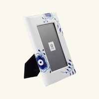 رويال كوبنهاغن إطار الصور بلو فلوتد ميغا باللون الأبيض 10x14 سم