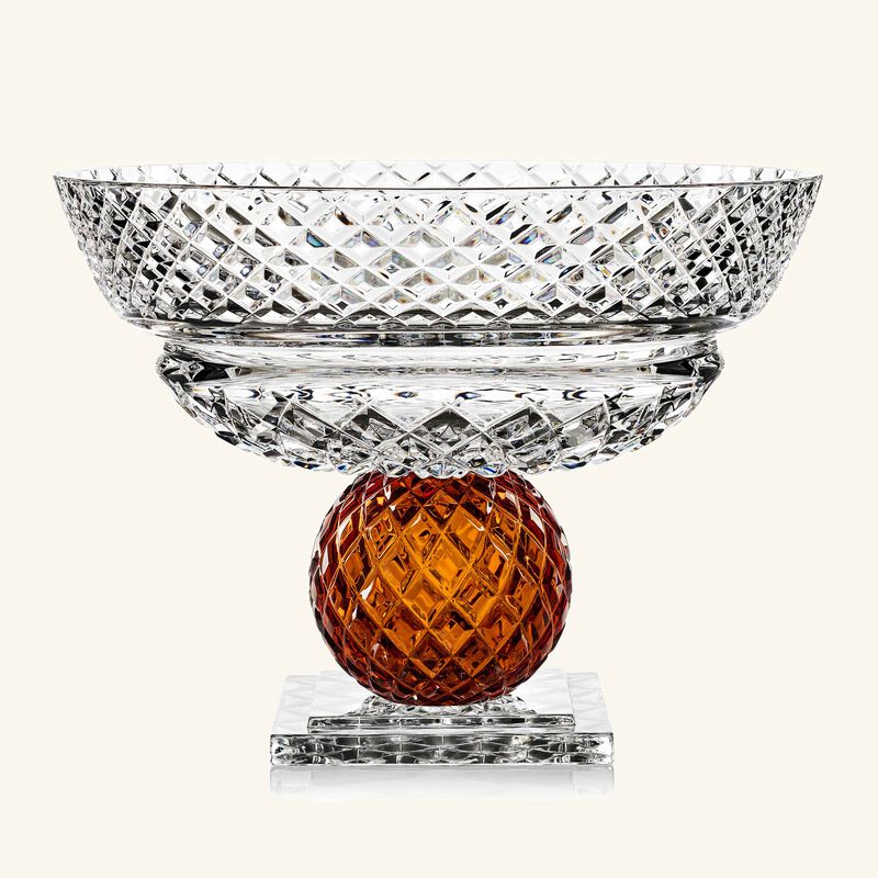 Katherine Footed Centerpiece Amber mario cioni c katherine footed centerpiece amber