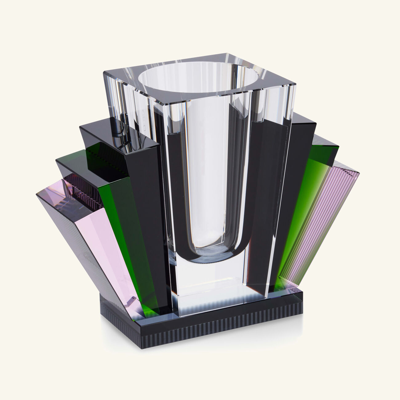 ريفليكشنز كوبنهاغن مزهرية هارلم الشفافة صغيرة سوداء