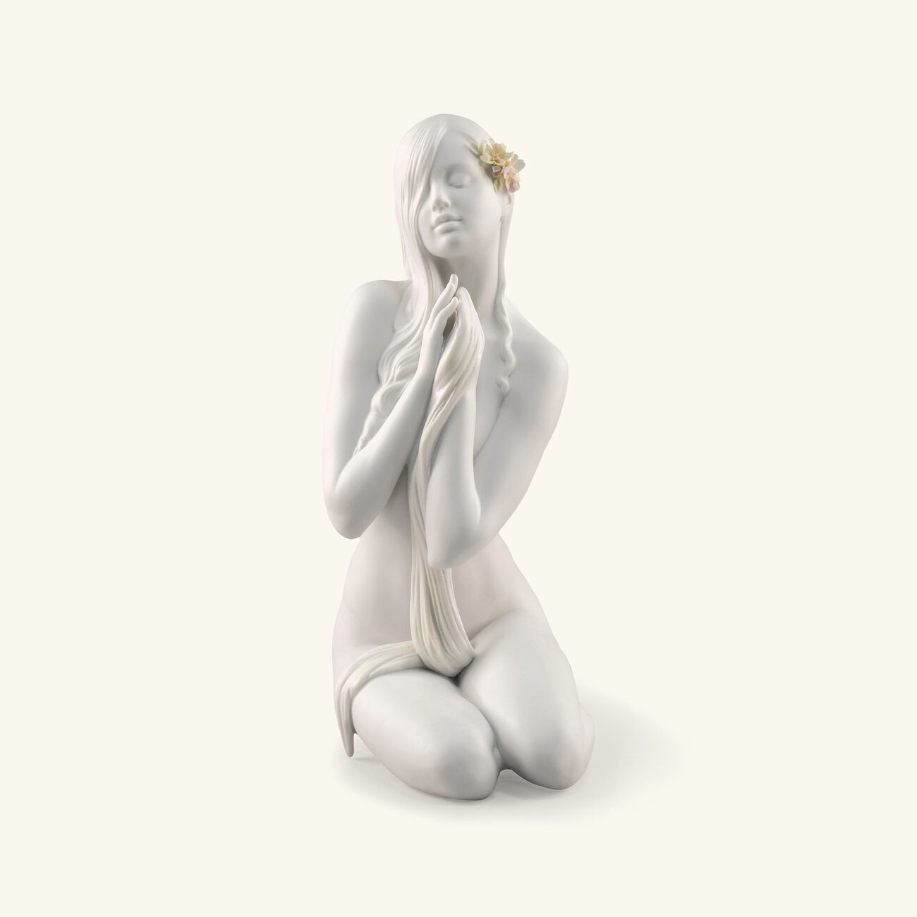 Inner Peace Woman Sculpture Medium White lladro inner peace woman sculpture medium white