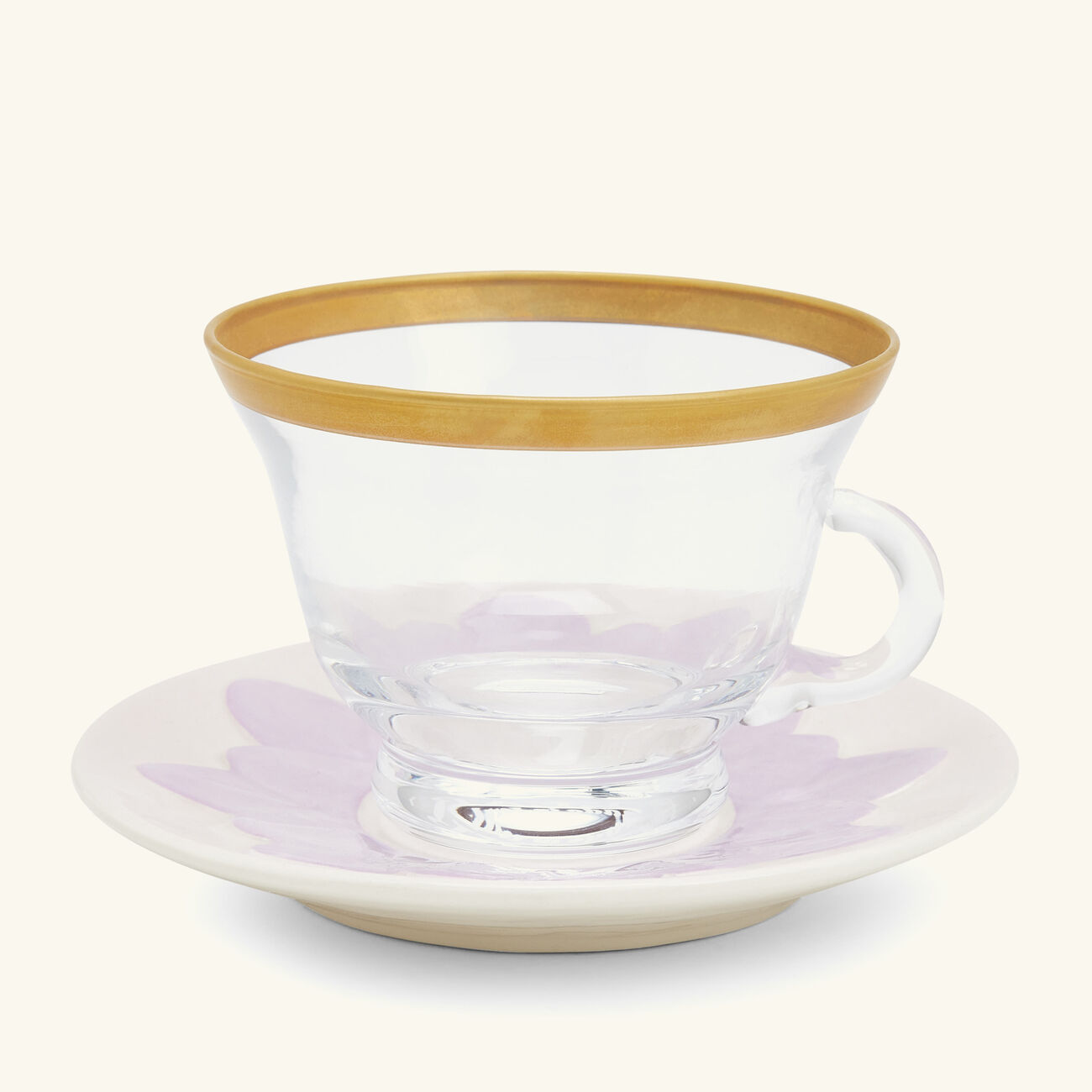 villari peacock cappuccino cup   saucer gold