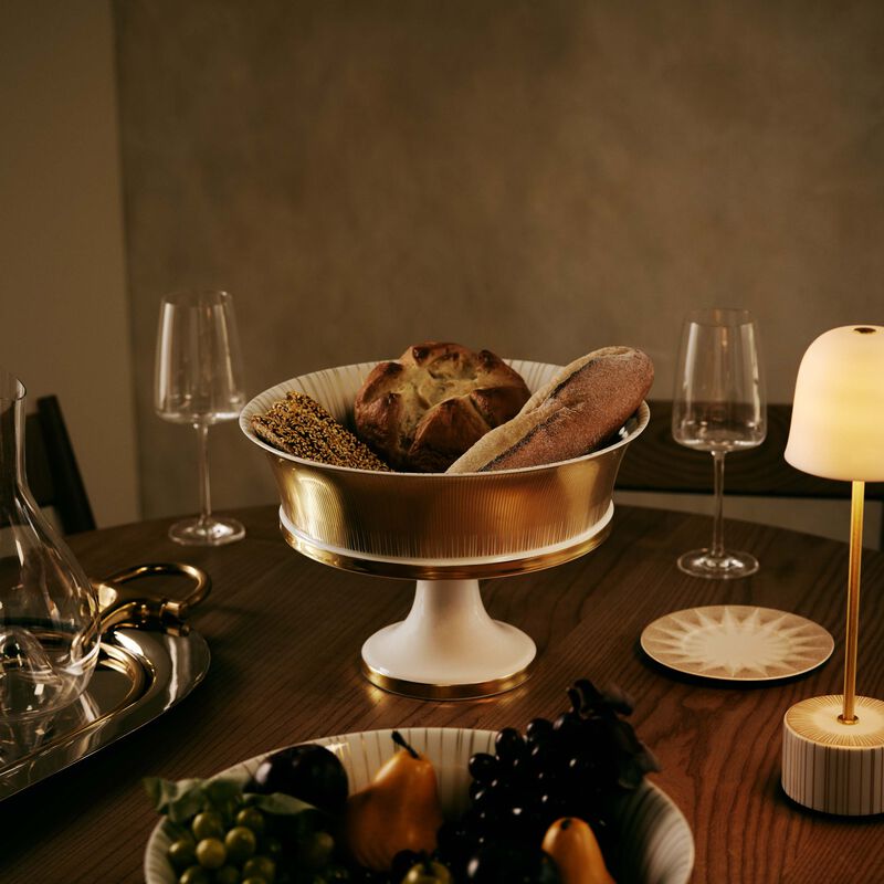 Sol Cake Stand Gold bernardaud sol cake stand gold