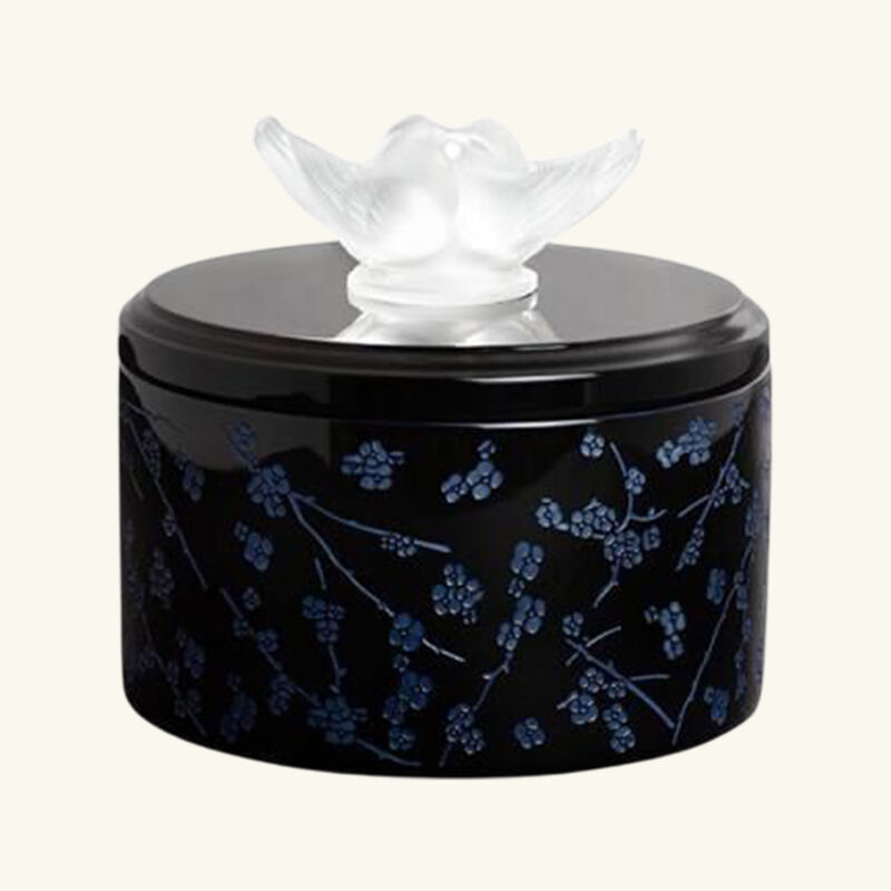 lalique fleurs de cerisier box medium black