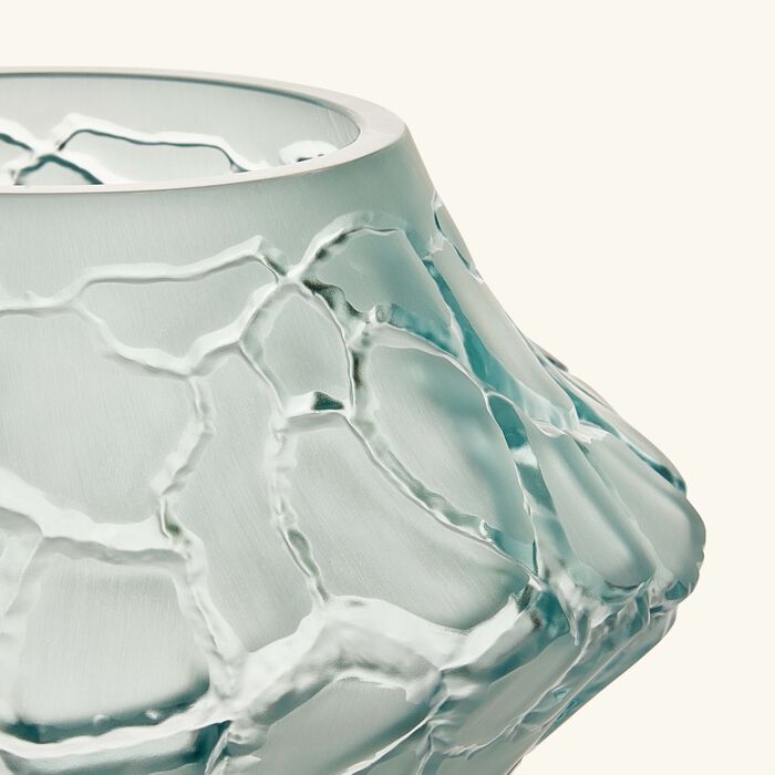 مزهرية تيرامينيرال كالديرا فوتيف الدائرية الصغيرة باللون الأزرق لاليك مزهرية تيرامينيرال كالديرا فوتيف الدائرية الصغيرة باللون الأزرق