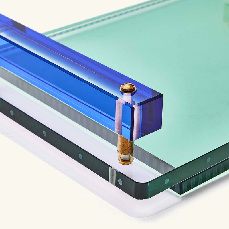 Panama Tray Rectangular Large Green reflections copenhagen panama tray rectangular large green