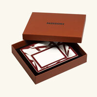 Nastri Trinket Tray Rectangular Large Red missoni home nastri trinket tray rectangular large red