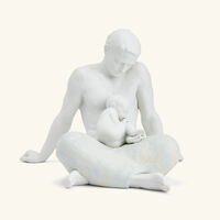 لادرو منحوتة الأب صغيرة بيضاء