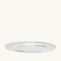 christofle timeless charger plate round silver plated 29cm