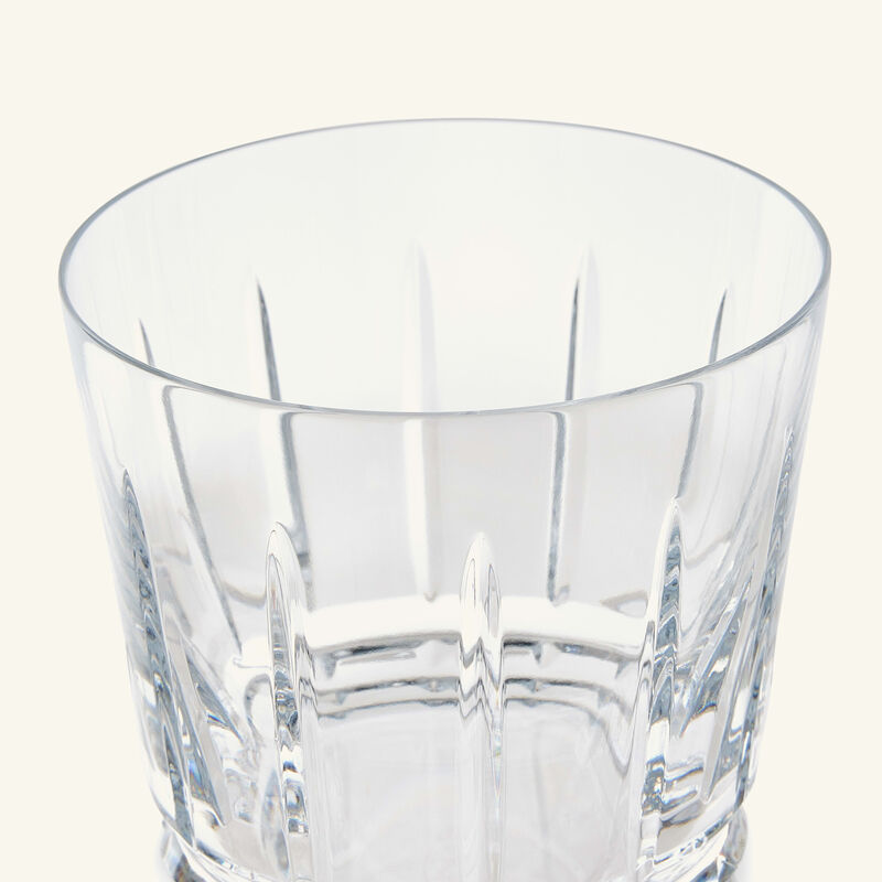 baccarat harlequin drinking glass clear set of 2