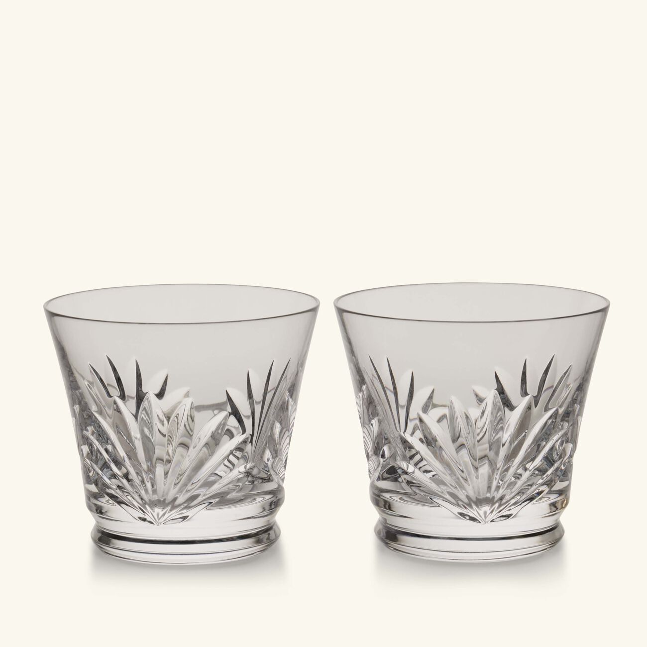 Everyday Lutetia Tumbler Glass Clear Set of 2 baccarat everyday lutetia tumbler glass clear set of 2
