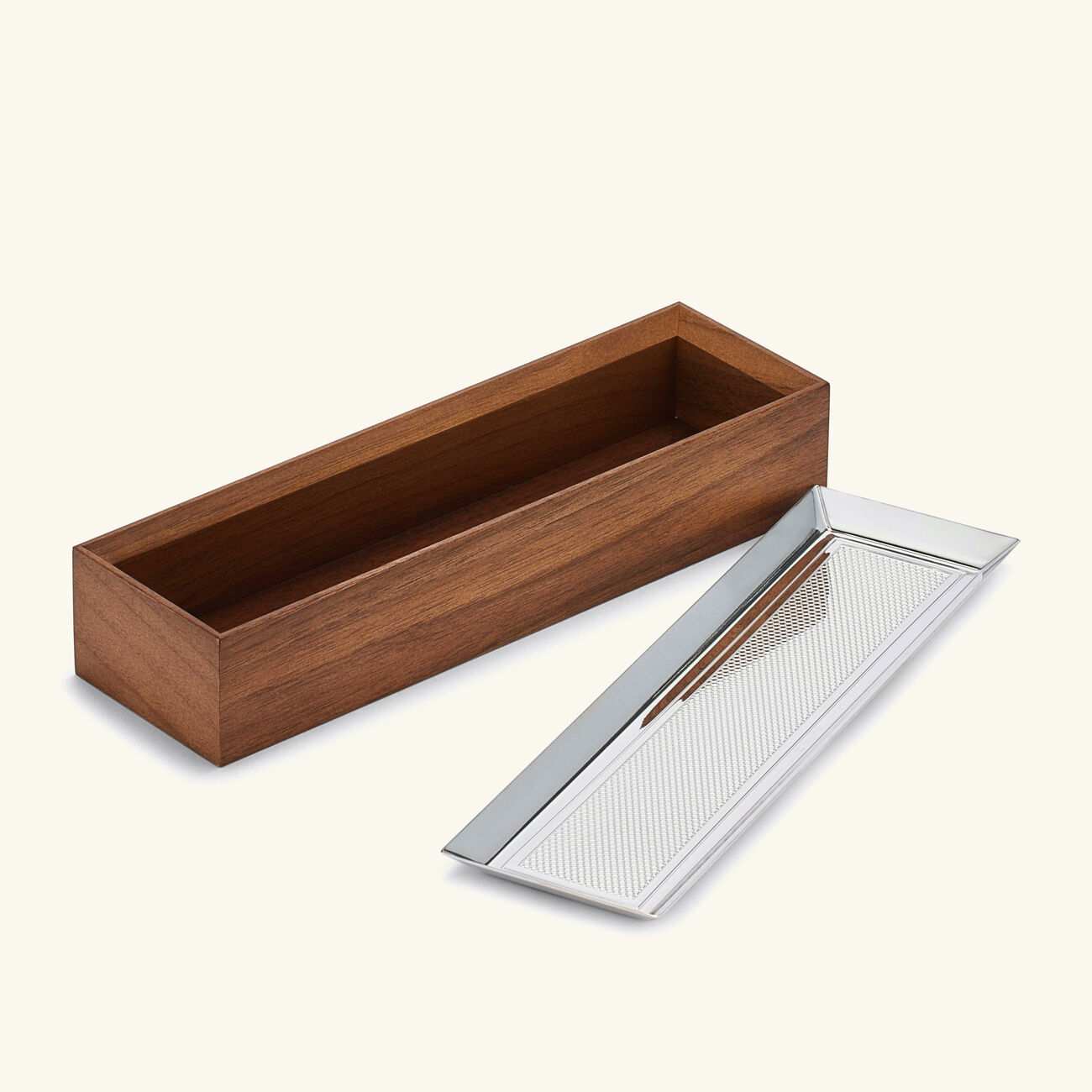 christofle madison 6 pen storage box brown