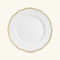 bernardaud pompadour dinner plate round gold 26cm