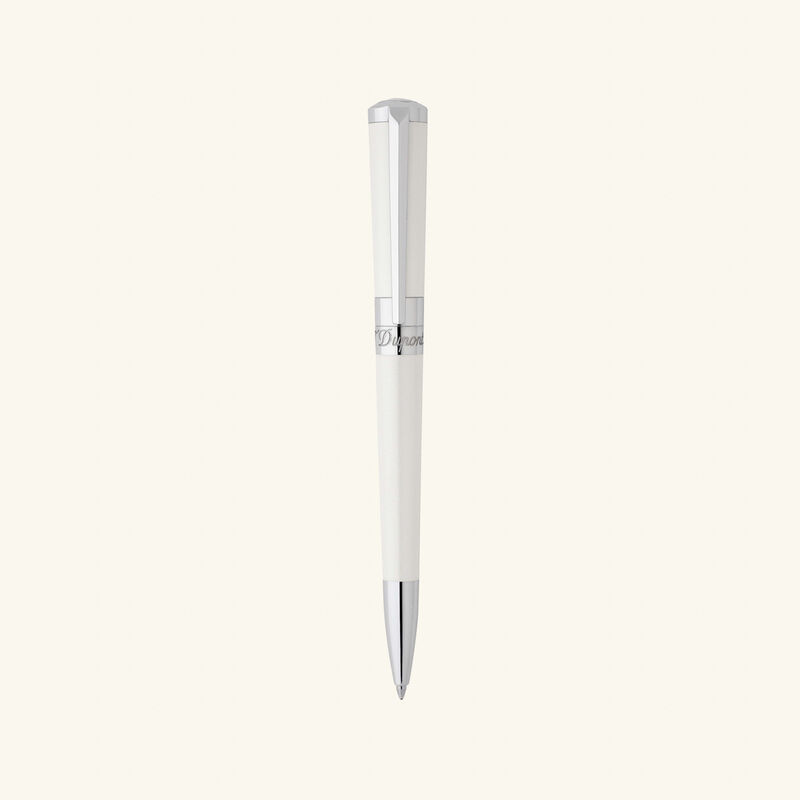 Liberte Ballpoint Pen White st dupont liberte ballpoint pen white
