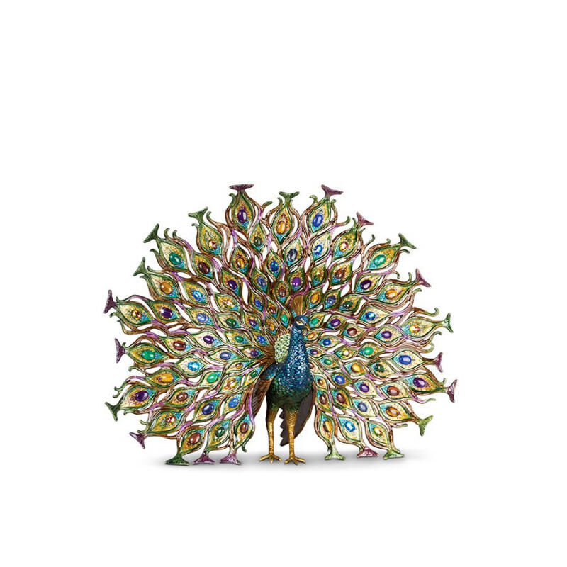 Stanton Fan Tail Peacock Figurine, large