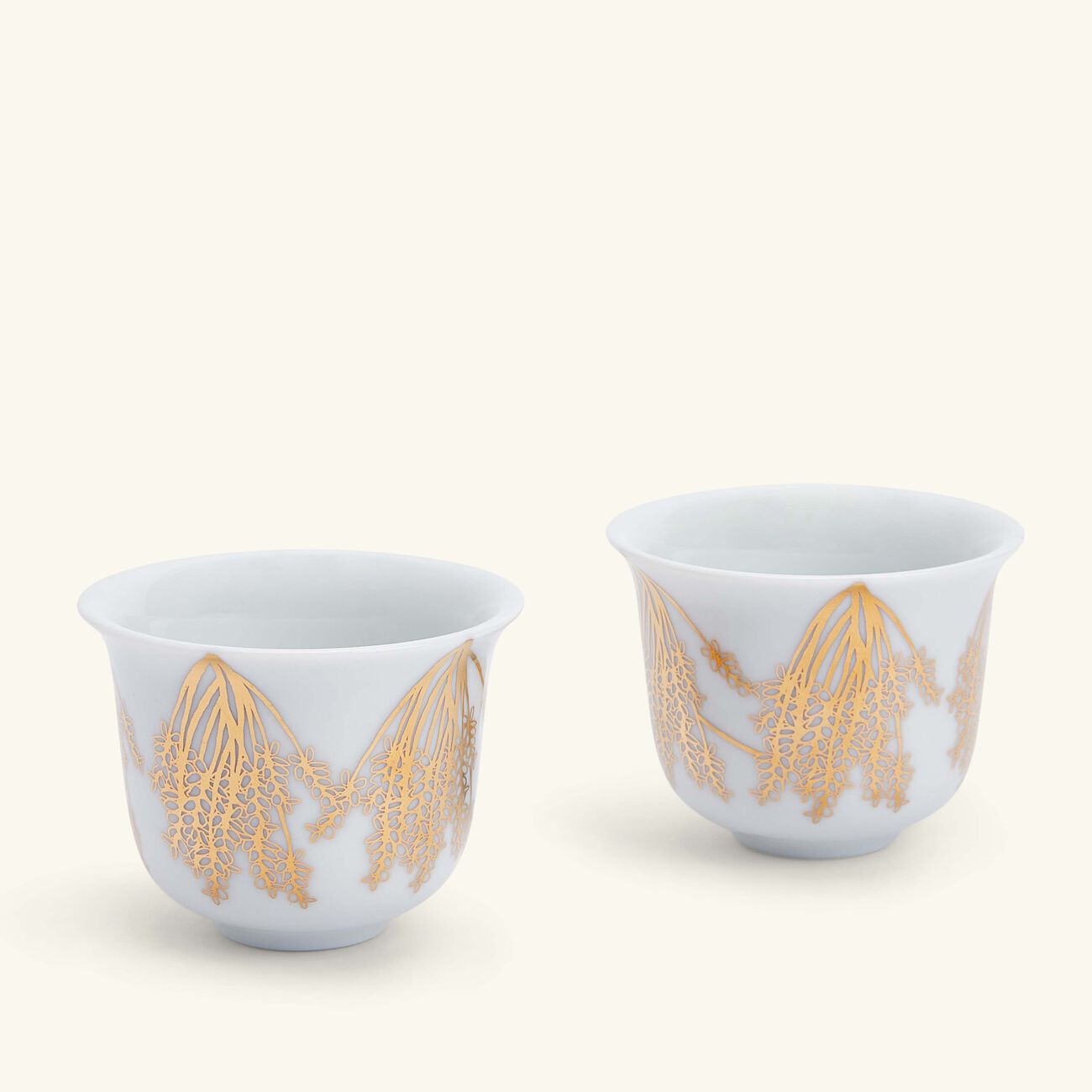 silsal tamrah by razan alazzouni branch arabic coffee cup gold set of 2