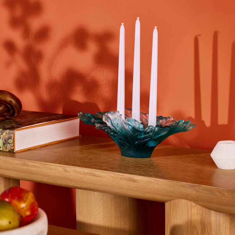 Maya Candelabra Medium Blue daum maya candelabra medium blue