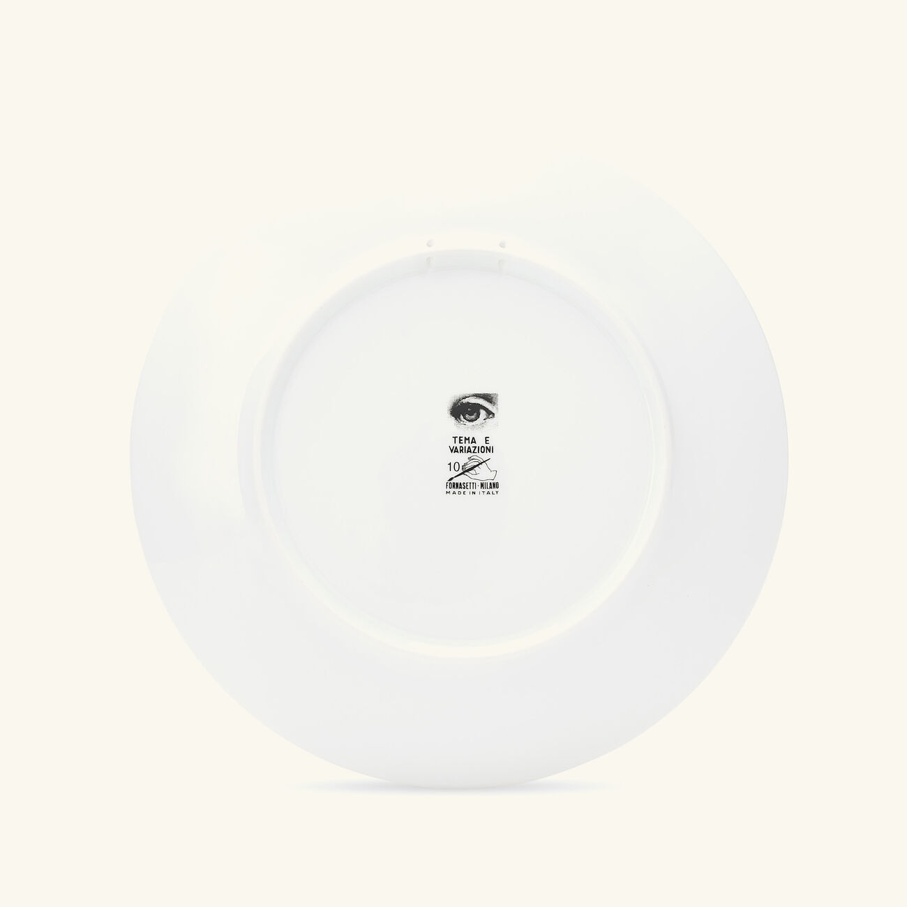 فورناسيتي طبق تزيين الجدار تيما إي فاريازيوني 10 باللون الذهبي