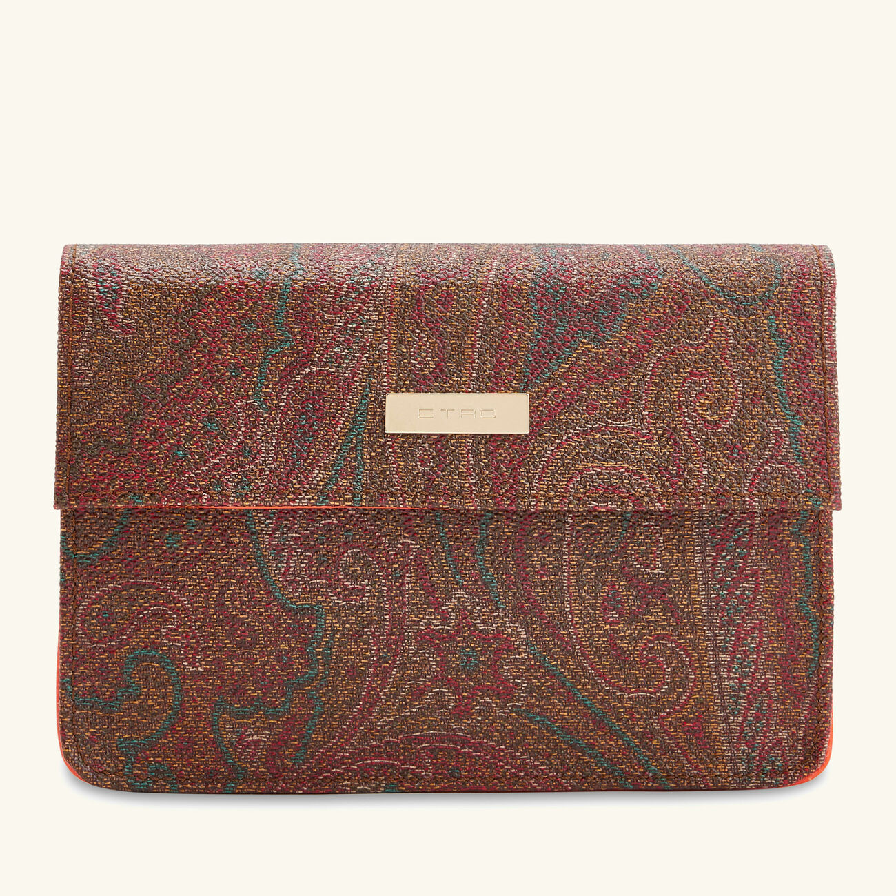 etro samara big card holder set of 2 brown