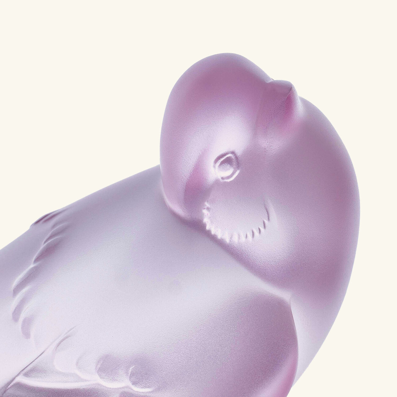 Sparrow Sculpture Small Pink lalique sparrow sculpture small pink