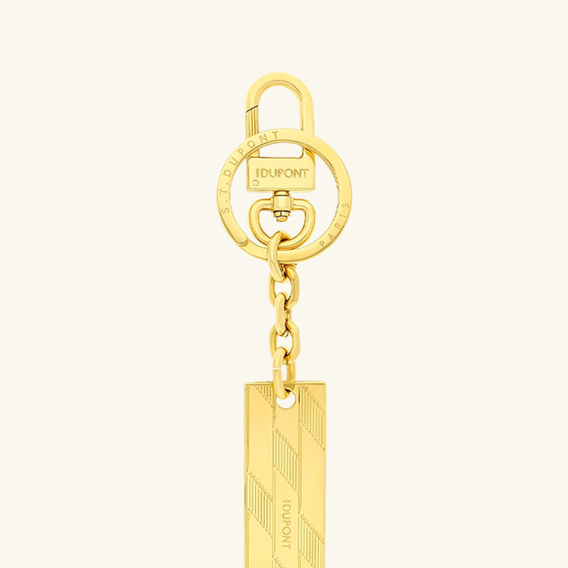 st dupont 1872 keyring gold